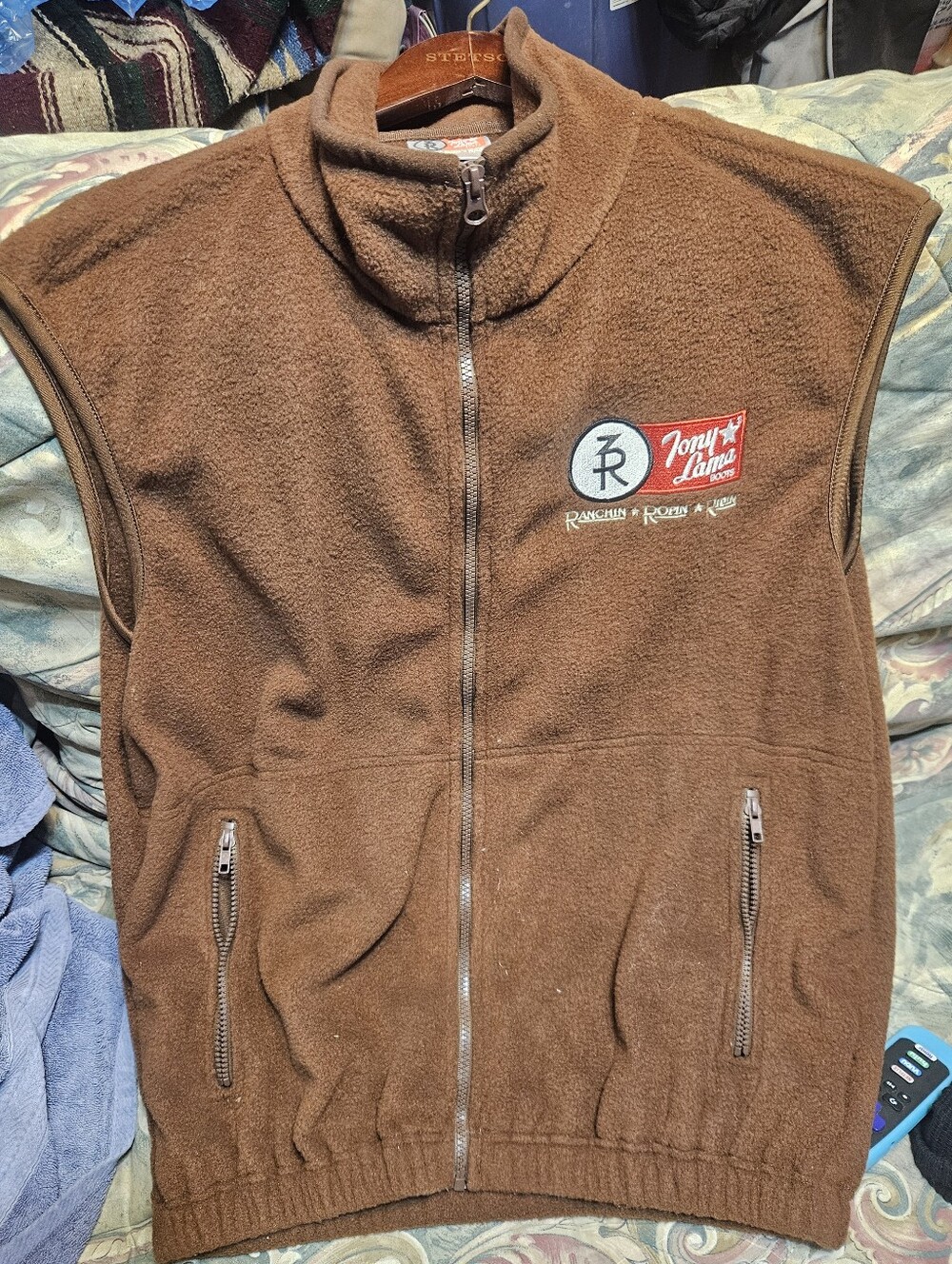 Mens Tony Lama Promotional Fleece Vest